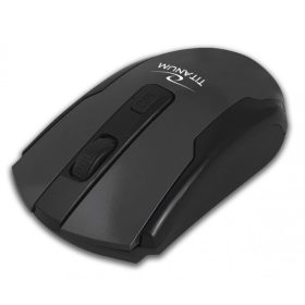   Titanum vezeték nélküli Bluetooth optikai egér 4D Vela - fekete - TM123K