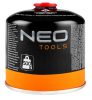 NEO TOOLS Kemping gázégő+ 2db gázpalack 20-060