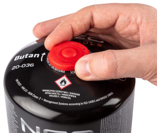 NEO TOOLS Kemping gázégő+ 2db gázpalack 20-060