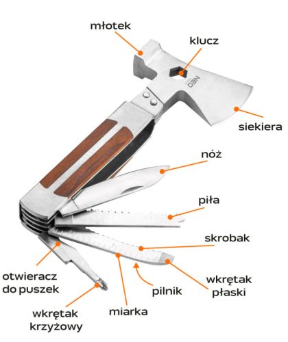 NEO TOOLS Multifunkciós szerszám, 11 az 1-ben 63-112