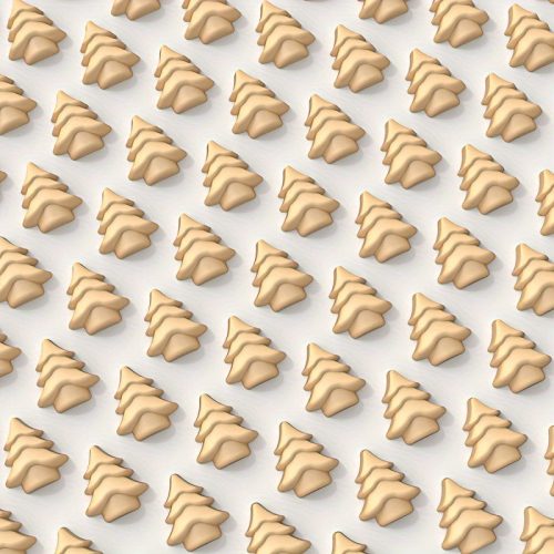 Mini karácsonyfa csokoládé forma