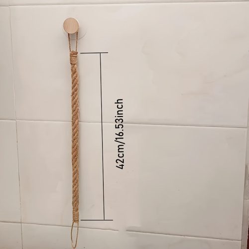 Rusztikus Kenderkötél WC Papírtartó