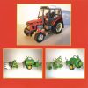 Cseh Zetor traktor papírmodell készlet
