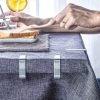 8 db Nehézterhelésű Rozsdamentes Acél Asztalterítőkapocs
