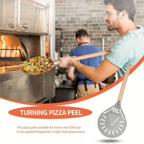 8 hüvelykes kerek alumínium pizza lapát