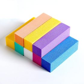   10db Rózsaszín fehér csiszoló csiszoló reszelők Blokk pedikűr manikűr ápoló szivacs körömdíszítő puffer csiszoló polírozás sértetlen körömdíszítő eszközök