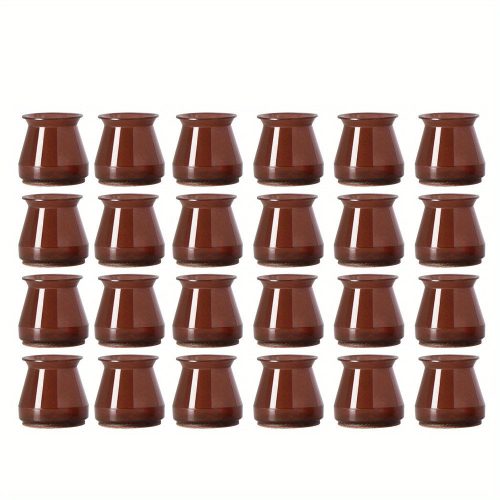 24 db Szilikon Szék Lábvédő Filc Betétekkel - Karcmentes Bútorvédő Sapkák, Könnyű Csúszás, Zajcsökkentés - Sokoldalú Illeszkedés Otthoni és Irodai Használatra