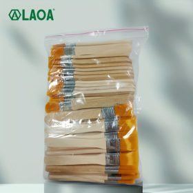   20 részes ecsetkészlet, fa nyél és nylon sörték, töltetlen részletező eszközkészlet olajfestéshez, poreltávolításhoz és tisztításhoz