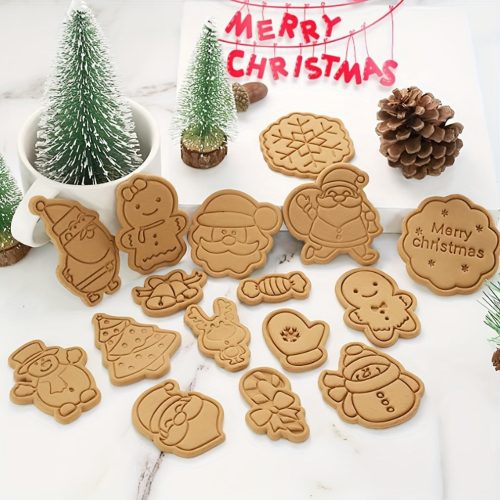 8 részes karácsonyi süti kiszúró készlet