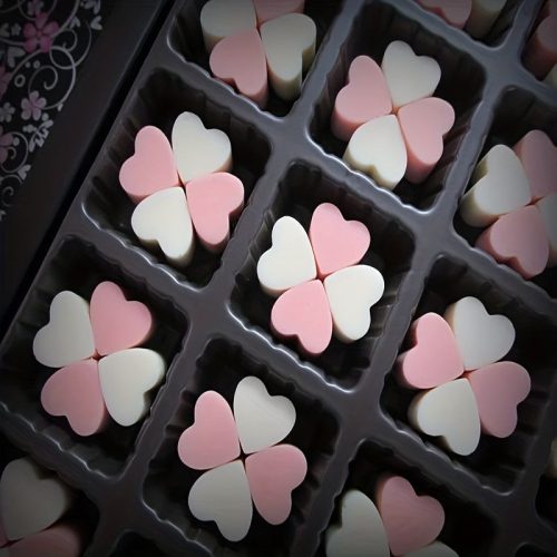 1db 55 lyukú 3D jégkocka tálca mini szív szilikon forma csokoládé fondant forma tészta zselé keksz sütő torta díszítő eszközök