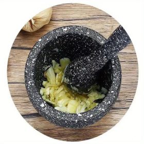   1 készlet, konyhai fokhagyma mozsár,  mozsár és mozsár készlet fokhagymaborshoz, fokhagymadaráló, háztartási chilidaráló