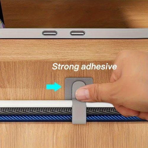 10 darabos kábelrögzítő, íróasztal alatti kábelrendező