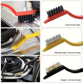   6 részes konyhai tisztítókészlet – Fém és műanyag kaparó és kefe,