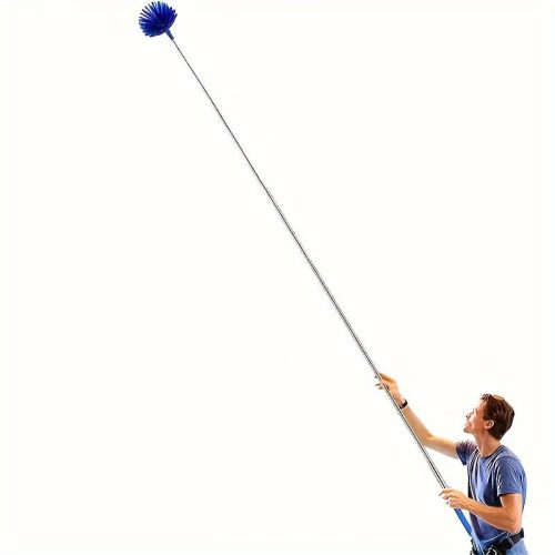 Pókháló eltávolító teleszkópos rúddal