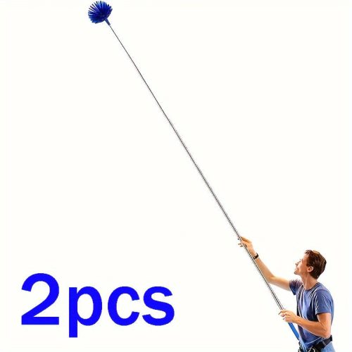 Pókháló eltávolító teleszkópos rúddal