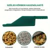 Csatorna tisztító lapát, sokoldalú söprű eszköz a tetőn és kertben lévő szennyeződések eltávolításához