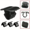 10 db autó motorháztető szigetelés rögzítő csipesz szegecs VW, SEAT, Skoda modellekhez, PVC Fekete, 10 db