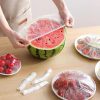 102 db Újrafelhasználható, rugalmas ételtakarók 102 db, átlátszó
