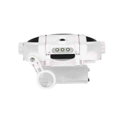 Fejlámpás fejvédő luxus 3 LED 11.5x