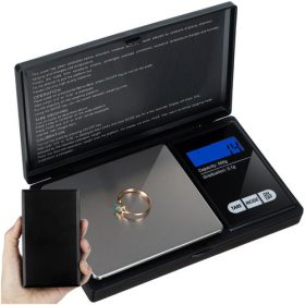 Zsebmérleg 500 x 0,1 g lehajtható fedéllel 23573