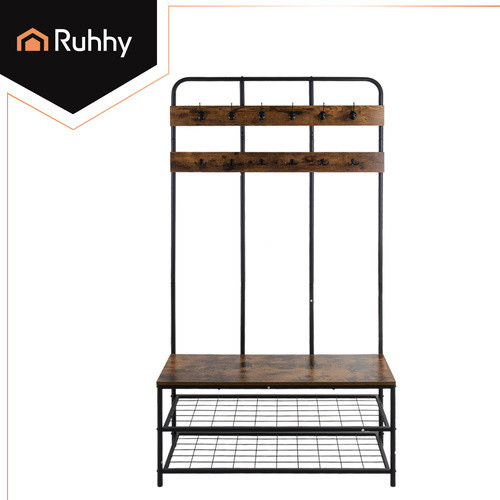 Ruhhy álló polcos ruhaállvány akasztóval 182cm 27036
